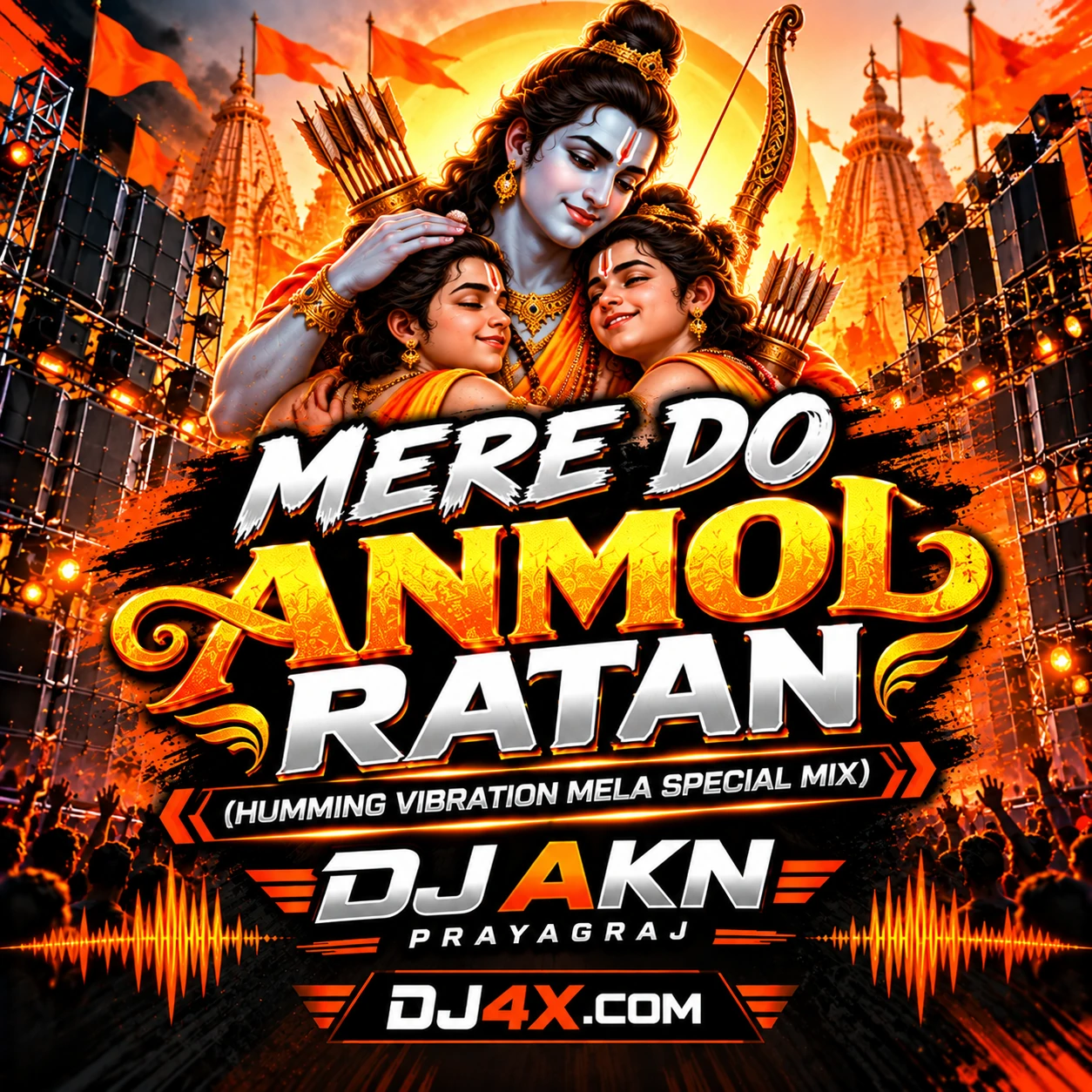 Mere Do Anmol Ratan (Humming Vibration Mela Special Mix) Dj Akn Prayagraj cover image